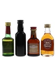 Assorted Whisky Liqueurs Atholl Brose, Drambuie, The Cock North & Glayva 4 x 5cl