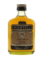 Martell 3 Star VS Pocket Size Bottled 1970s-1980s 10cl / 40%