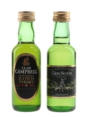 Clan Campbell 5 Year Old & Glen Scotia  2 x 5cl