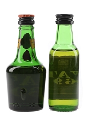 Vat 69 & De Luxe Reserve Bottled 1960s & 1980s 2 x 5cl