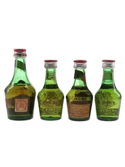 Benedictine DOM Bottled 1960s-1970s 4 x 3cl-5cl