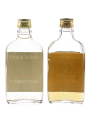 Auchentoshan Pure Malt Bottled 1970s 2 x 4.7cl-5cl / 40%