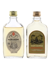 Glen Scotia 5 Year Old & Glen Grant 8 Year Old Bottled 1970s 2 x 5cl