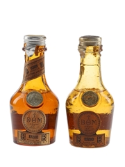 Benedictine DOM & B and B Bottled 1960s 2 x 5cl