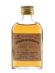 Macallan Glenlivet 15 Year Old Bottled 1970s - Gordon & MacPhail 5cl / 40%