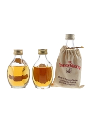 Haig's Dimple, 12 Year Old & Famous Grouse Bottled 1970s-1980s 3 x 5cl