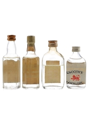 Booth's Finest Dry Gin & High & Dry Bottled 1950s-1970s 4 x 3cl-5cl / 40%