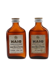 Haig's Gold Label Bottled 1970s 2 x 5cl-5.6cl / 40%