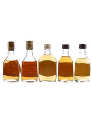 Glayva Scotch Liqueur Bottled 1960s-1980s 5 x 4.7cl-5cl / 40%