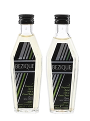 Bacardi Bezique Bottled 1980s - Hedges & Butler 2 x 5cl / 24%