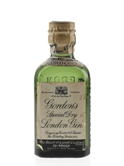 Gordon's Special Dry London Gin Spring Cap Bottled 1950s 5cl / 40%