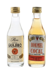 Ron Miel Cocal & Ron Guajiro Bottled 1980s-1990s 2 x 5cl
