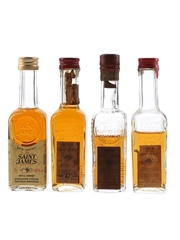 Saint James Rhum Bottled 1960s-1980s 4 x 5cl
