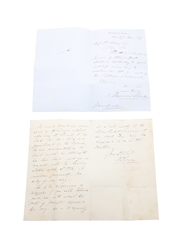 William Jameson Marrowbone Lane Distillery Correspondence, Purchase Receipts, Credit Note & Cheques, Dated 1849-1887 William Pulling & Co. x 11