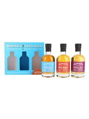 Adnams Southwold Whisky Trio Box Triple Malt, Single Malt & Rye Malt 3 x 20cl