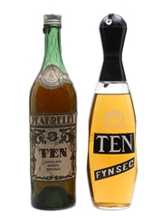 Tenerelli Ten Brandy Bottled 1950s 2 x 100cl