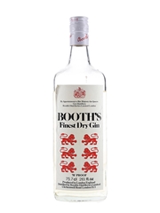 Booth's Finest Dry Gin Bottled 1970s-1980s 75.7cl / 40%