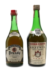 Ramazzotti Arzente & Musise Brandy Bottled 1960 - 1970s 100cl & 75cl