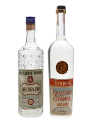 Sassolino Anise Liqueurs Trenta & Stampa Distilleries 2 x 100cl
