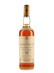 Macallan 12 Year Old Bottled 1980s-1990s - Giovinetti 75cl / 43%