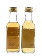 Glengoyne 10 Year Old & Glen Moray Bottled 2000s 2 x 5cl / 40%