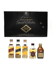 Johnnie Walker Special Collection Miniatures  5 x 5cl