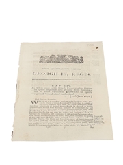 An Act to grant to His Majesty Countervailing Duties on Spirits imported into Ireland from Scotland; and to allow Equivalent Drawbacks 1808 King George III 