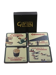 Guinness Coasters Gilroy Classics 4 x 8.5cms