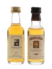 Aberlour 10 Year Old Bottled 1990s-2000s 2 x 5cl / 40%