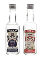 Smirnoff Blue & Red Label Vodka