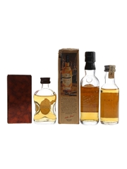 Cardhu 12 Year Old, Knockando 1976 & Oban 14 Year Old Bottled 1990s-2000s 3 x 5cl
