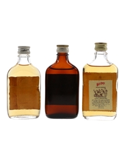 Dewar's, Haig Gold Label & White Horse Bottled 1960s-1970s 3 x 5cl