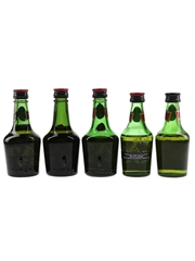 Vat 69 & De Luxe Reserve Bottled 1960s-1970s 5 x 5cl