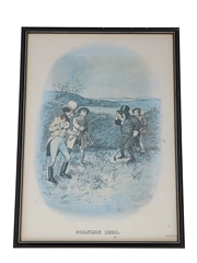 Johnnie Walker Sporting Print - Golfing 1820