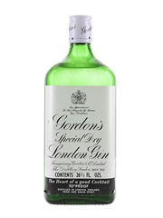 Gordon's Special Dry London Gin Bottled 1970s 75.7cl / 40%