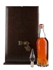 Bowmore 1955 40 Year Old Bottled 1995 - Crystal Decanter 70cl / 42%