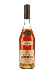 Renault 3 Star Cognac Bottled 1970s 70cl / 40%