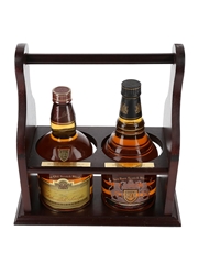 Bell's Tantalus Wooden Presentation Stand 12 Year Old & 21 Year Old - Bottled 1980s 2 x 75cl / 40%