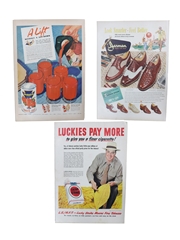 Glenmore, Wild Turkey & Kentucky Tavern 1940s, 1950s & 1960s Advertising Prints 