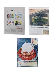 Glenmore, Wild Turkey & Kentucky Tavern 1940s, 1950s & 1960s Advertising Prints 