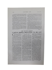 Johnnie Walker - Robert Burns Excise Book Reprint Country Life 1931 24cm x 37cm