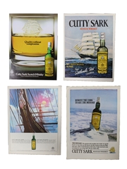 Cutty Sark & Vat 69 1960s & 1980s Advertising Prints 