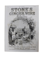 Stone's Ginger Wine 1892 Advertising Print 30cm x 40cm