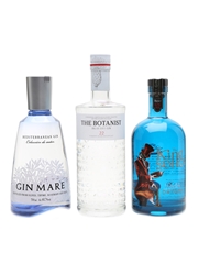Assorted Gin Gin Mare, Botanist, King Of Soho 3 x 70cl / 43.6%