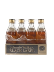 Johnnie Walker Black Label 12 Year Old Bottled 1980s 12 x 5cl / 40%