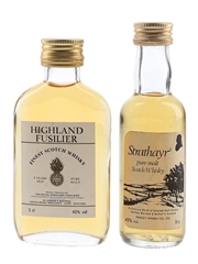 Highland Fusilier 8 Year Old & Strathayr Bottled 1980s 2 x 5cl