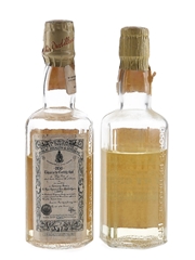 Booth's Finest Dry Gin Bottled 1950s 2 x 5cl / 40%