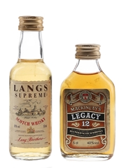 Lang's Supreme & Mackinlay's Legacy 12 Year Old