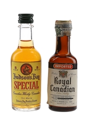 Royal Canadian 1966 & Hudson's Bay Special 5 Year Old  2 x 4.7cl-7.1cl