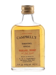 Campbell's Tomintoul Special 100 Proof Bottled 1970s-1980s 14.2cl / 57%